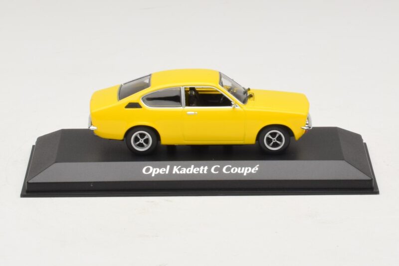 Opel Kadett C Coupe Jaune Maxichamps 1:43 940045620 Métal