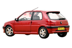 Peugeot 106 S16 Lucifer Red Norev 1:18 184921 Métal — image 3 sur 3