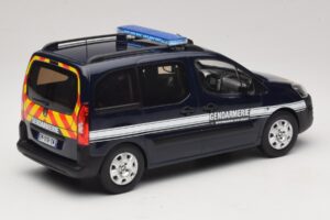 Peugeot Partner Gendarmerie Bleu Foncé Norev 1:18 184890 Métal — image 2 sur 6
