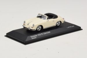 Porsche 356 B Cabriolet Blanc Ivoire Minichamps 1:43 400064332 Métal — image 2 sur 4