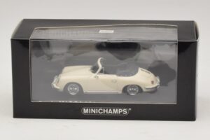 Porsche 356 B Cabriolet Blanc Ivoire Minichamps 1:43 400064332 Métal — image 4 sur 4
