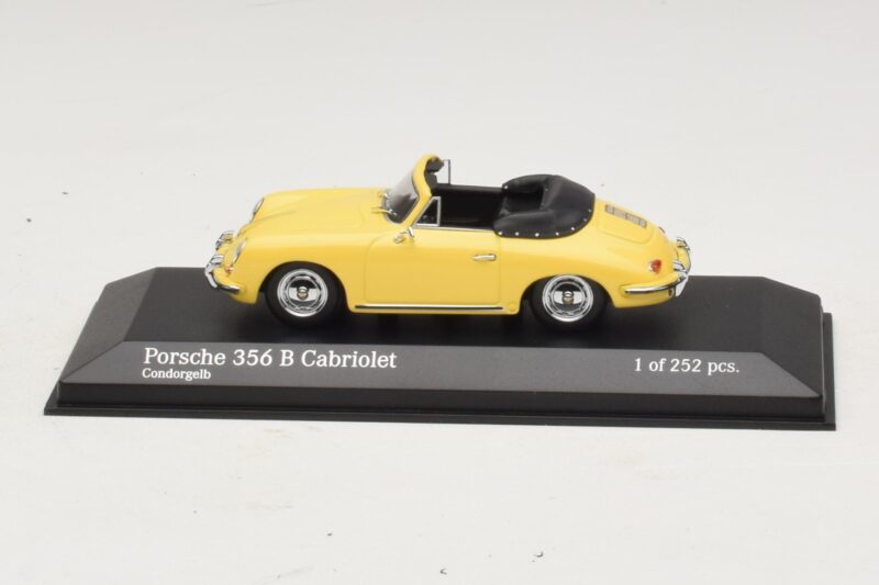 Porsche 356 B Cabriolet Jaune Minichamps 1:43 400064334 Métal