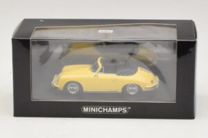 Porsche 356 B Cabriolet Jaune Minichamps 1:43 400064334 Métal — image 4 sur 4