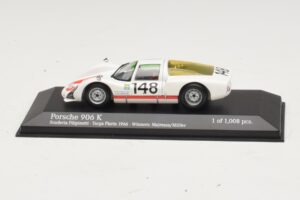 Porsche 906 K Scuderia Filipinetti #148 W. Mairesse / H. Muller Targa Florio Winners 1966 Minichamps 1:43 400666648 Métal