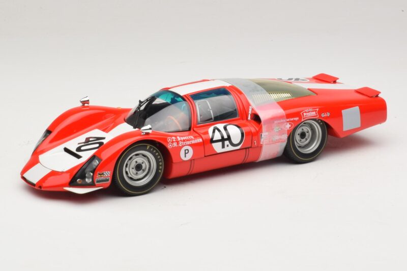 Porsche 906 LH Squadra Tartaruga #40 D. Spoerry / R. Steinemann 12 Hours of Sebring 1967 Minichamps 1:18 100676140 Métal
