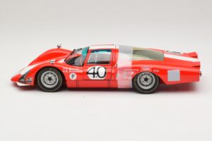 Porsche 906 LH Squadra Tartaruga #40 D. Spoerry / R. Steinemann 12 Hours of Sebring 1967 Minichamps 1:18 100676140 Métal — image 4 sur 8