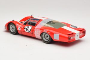 Porsche 906 LH Squadra Tartaruga #40 D. Spoerry / R. Steinemann 12 Hours of Sebring 1967 Minichamps 1:18 100676140 Métal — image 7 sur 8