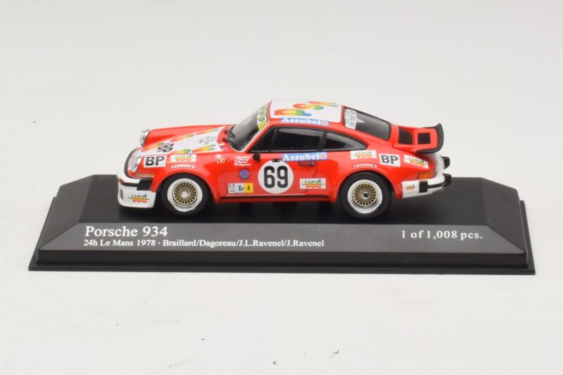 Porsche 911 934 #69 Braillard / Dagoreau 24 Hours of Le Mans 1978 Minichamps 1:43 Porsche 911 934 #69 Braillard / Dagoreau 24 Hours of Le Mans 1978 Minichamps 1:43 400786469 Métal