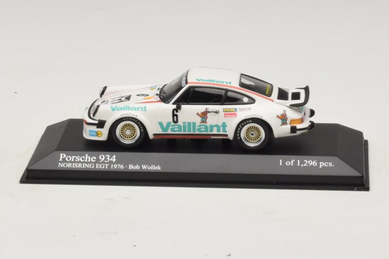 Porsche 911 934 Vaillant #6 B. Wollek Norisring EGT 1976 Minichamps 1:43 Porsche 911 934 Vaillant #6 B. Wollek Norisring EGT 1976 Minichamps 1:43 400766496 Métal