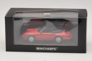 Porsche 911 964 Carrera 2 Cabriolet Rouge Minichamps 1:43 430067330 Métal — image 4 sur 4