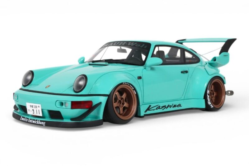Porsche 911 964 RWB Kashiwa Blue GT Spirit 1:18 GT569 Résine