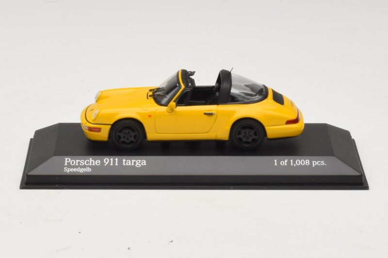 Porsche 911 964 Targa Jaune Minichamps 1:43 Porsche 911 964 Targa Jaune Minichamps 1:43 400061367 Métal