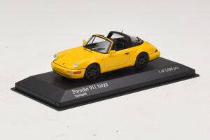 Porsche 911 964 Targa Jaune Minichamps 1:43 400061367 Métal — image 2 sur 4