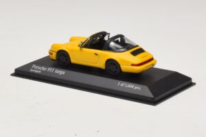 Porsche 911 964 Targa Jaune Minichamps 1:43 400061367 Métal — image 3 sur 4
