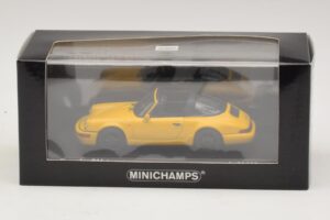 Porsche 911 964 Targa Jaune Minichamps 1:43 400061367 Métal — image 4 sur 4