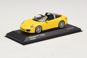 Porsche 911 991 Targa Jaune Minichamps 1:43 410062441 Métal — image 2 sur 4