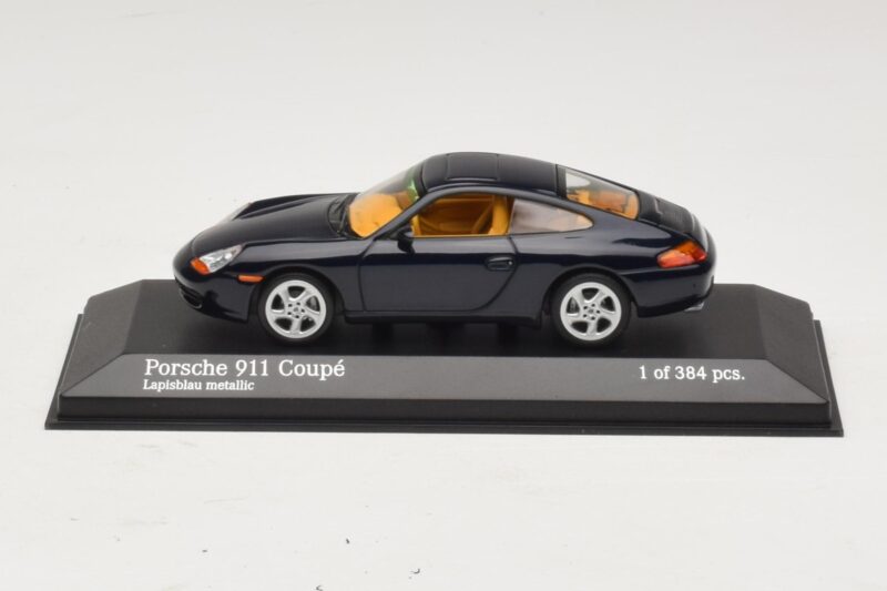 Porsche 911 991 Turbo S Bleu Métallisé Minichamps 1:43 410062220 Métal