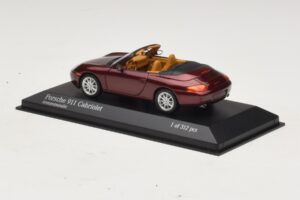 Porsche 911 996 Cabriolet Rouge Métallisé Minichamps 1:43 400061092 Métal — image 3 sur 4