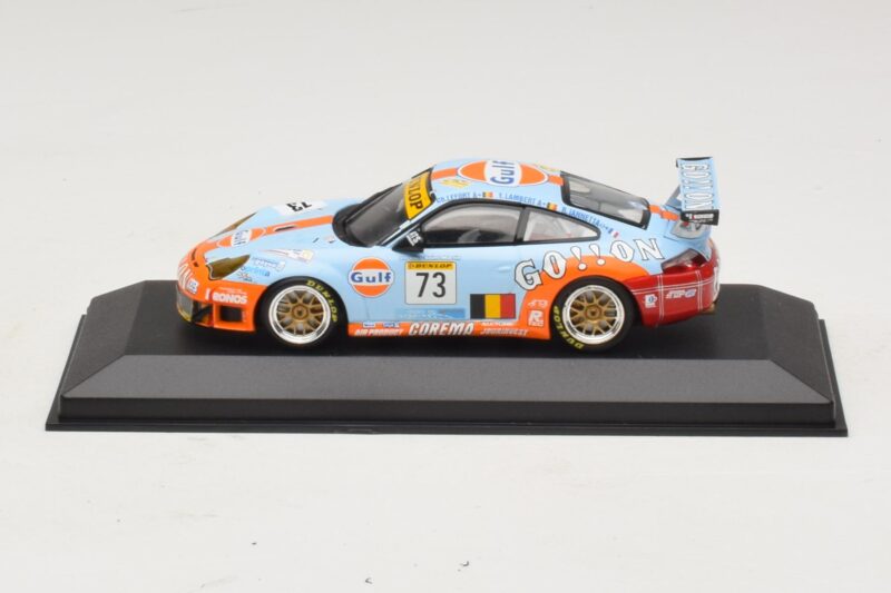 Porsche 911 996 GT3 RSR Gulf #73 Lefort / Lambert 1000km Spa 2005 Minichamps 1:43 400056473-P1 Métal