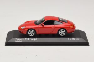 Porsche 911 996 Rouge Minichamps 1:43 400061181 Métal