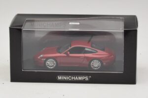Porsche 911 997 Carrera 4S Red Metallic Minichamps 1:43 400066422 Métal — image 4 sur 4