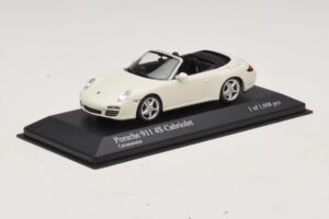 Porsche 911 997 Carrera 4S Cabriolet Blanc Minichamps 1:43 400066431 Métal — image 2 sur 4