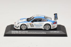 Porsche 911 997 GT3 R #53 Vannelet / Pyroles Class Winners 24 Hours of Spa 2010 Minichamps 1:43 400108953 Métal