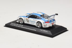 Porsche 911 997 GT3 R #53 Vannelet / Pyroles Class Winners 24 Hours of Spa 2010 Minichamps 1:43 400108953 Métal — image 3 sur 4