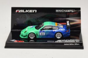 Porsche 911 997 GT3 R Falken #44 Nurburgring 2011 Minichamps 1:43 447116144 Métal