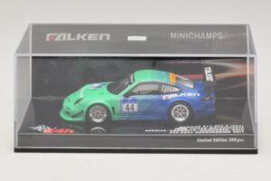 Porsche 911 997 GT3 R Falken #44 Nurburgring 2011 Minichamps 1:43 447116144 Métal — image 4 sur 5