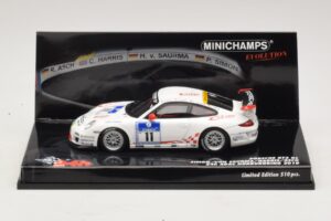 Porsche 911 997 GT3 RS #11 24 Hours Nurburgring 2010 Minichamps 1:43 437106711 Métal