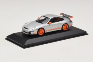 Porsche 911 997 GT3 RS Argent Orange Minichamps 1:43 403066013 Métal — image 2 sur 4