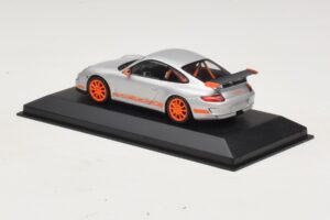 Porsche 911 997 GT3 RS Argent Orange Minichamps 1:43 403066013 Métal — image 3 sur 4
