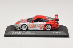 Porsche 911 997 GT3 RSR GT2 #80 S. Neiman / D. Law 24 Hours of Le Mans 2010 Minichamps 1:43 410106980 Métal