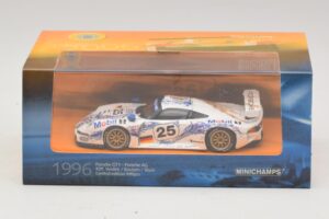 Porsche 911 GT1 #25 B. Wollek / T. Boutsen / H-J. Stuck 24 Hours of Le Mans 1996 Minichamps 1:43 403966625 Métal — image 5 sur 5
