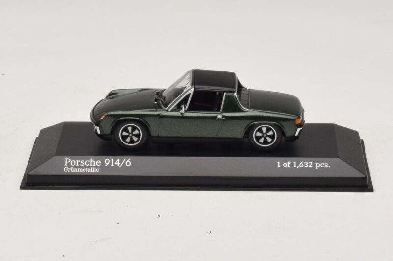 Porsche 914/6 Vert Minichamps 1:43 400065060 Métal