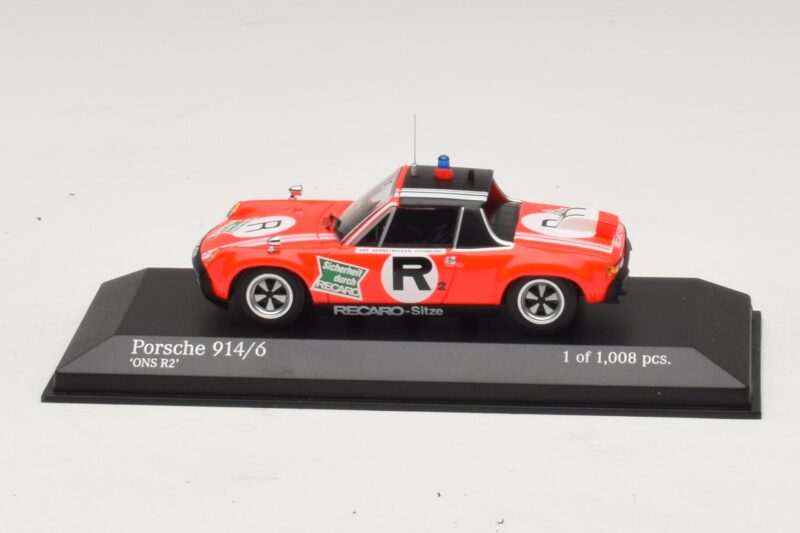 Porsche 914/6 ONS R2 Rouge Minichamps 1:43 400746500 Métal