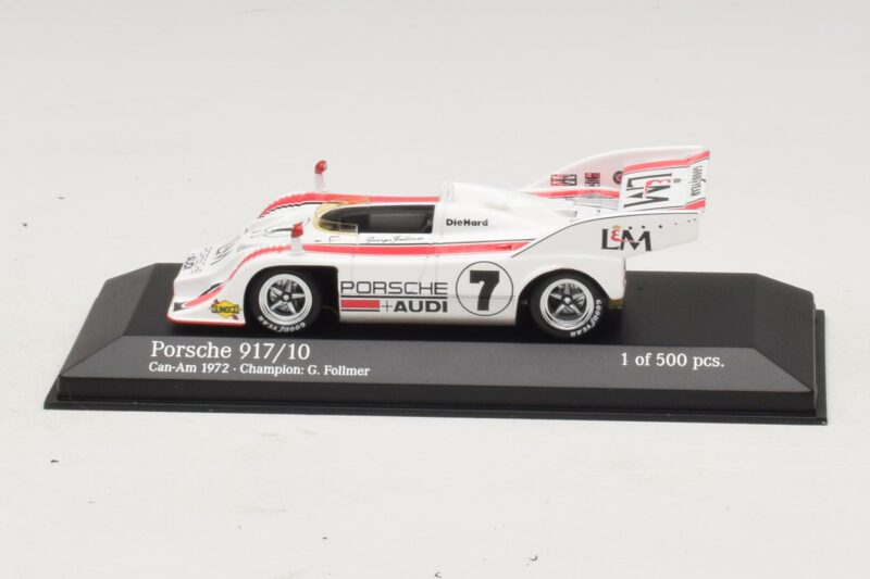 Porsche 917/10 Penske Racing #7 G. Follmer Can-Am Champion 1972 Minichamps 1:43 Porsche 917/10 Penske Racing #7 G. Follmer Can-Am Champion 1972 Minichamps 1:43 437726507 Métal