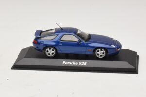 Porsche 928 Bleu Métallisé Maxichamps 1:43 940068101 Métal