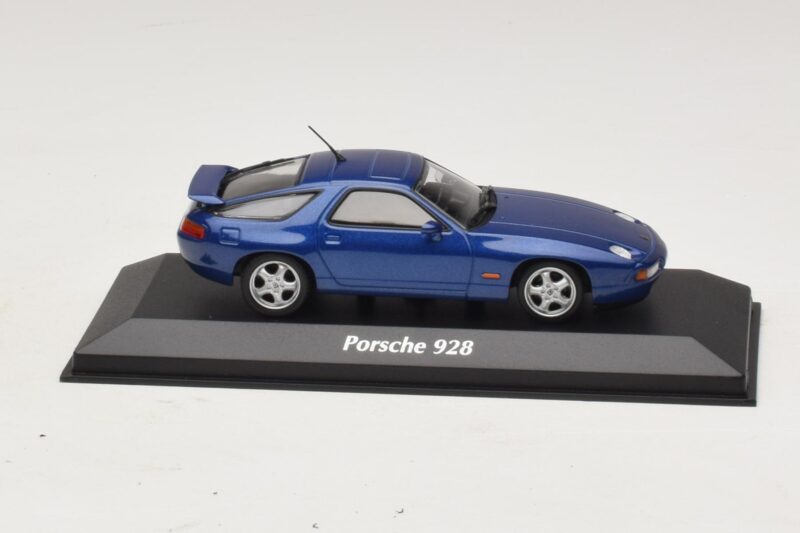 Porsche 928 Bleu Métallisé Maxichamps 1:43 940068101 Métal