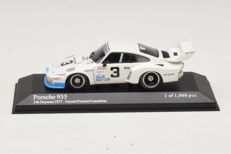 Porsche 935 Jolly Club #3 C. Facetti / M. Finotto 24 Hours of Daytona 1977 Minichamps 1:43 400776303 Métal