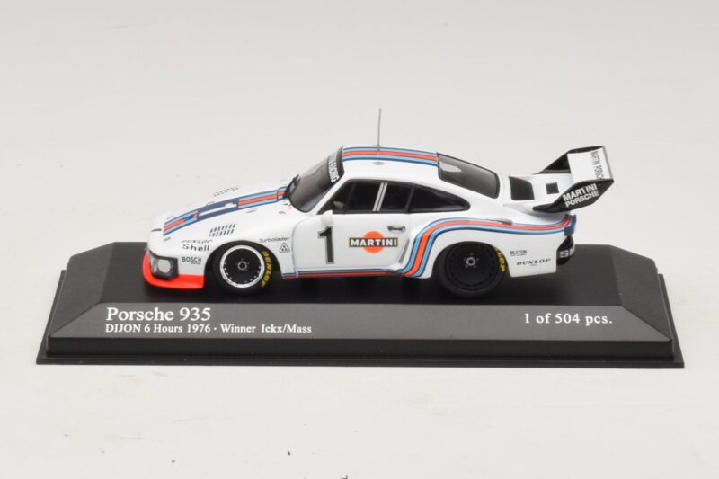 Porsche 935 Martini Racing #1 R. Stommelen / M. Schurti Winner Dijon 6 Hours 1976 Minichamps 1:43 400766311 Métal