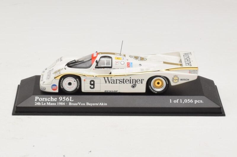 Porsche 956L Warsteiner #9 W. Brun / Bayern 24 Hours of Le Mans 1984 Minichamps 1:43 430846509 Métal