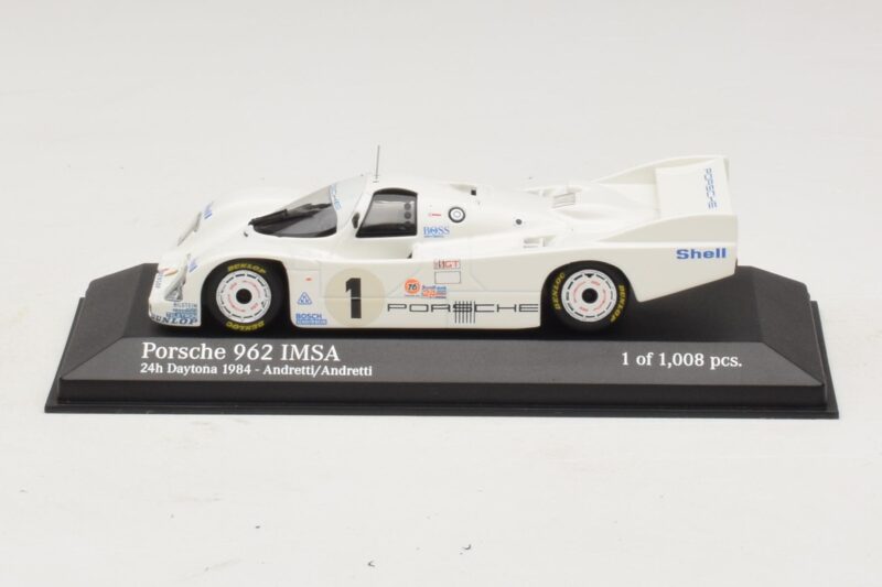 Porsche 962 IMSA #1 Andretti 24 Hours of Daytona 1984 Minichamps 1:43 400846501 Métal