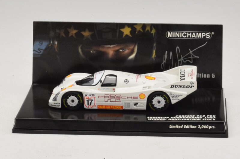 Porsche 962 PDK #17 H-J. Stuck Supercup Nurburgring 1987 Minichamps 1:43 Porsche 962 PDK #17 H-J. Stuck Supercup Nurburgring 1987 Minichamps 1:43 444876817 Métal