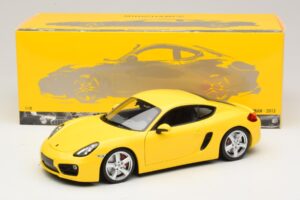 Porsche Cayman 981 Jaune Minichamps 1:18 110062220 Métal — image 8 sur 8