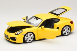 Porsche Cayman 981 Jaune Minichamps 1:18 110062220 Métal — image 2 sur 8