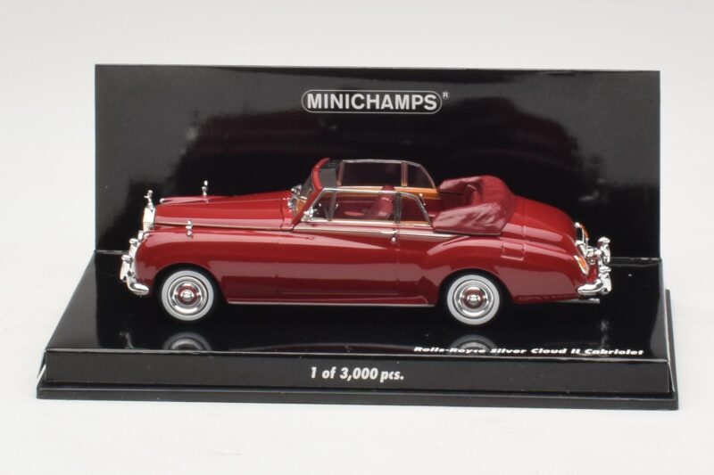 Rolls-Royce Silver Cloud II Cabriolet Rouge Minichamps 1:43 436134930 Métal