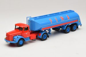 Scania L110S Tanksattelzug FINA Minichamps 1:43 499126970 Métal