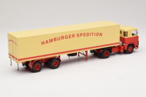 Scania LB111S Koffersattelzug Hamburger Spedition Minichamps 1:43 499123880 Métal — image 2 sur 6